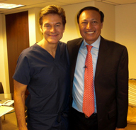 Dr. Mosaraf Ali together with Dr. Oz