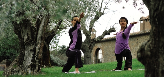 A Yoga Class at Castel Monastero A Yoga Class at Castel Monastero - Doctor Mosaraf Ali